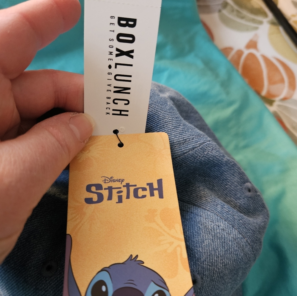 NWT Disney Stitch Adult Denim Hat - Picture 6 of 6